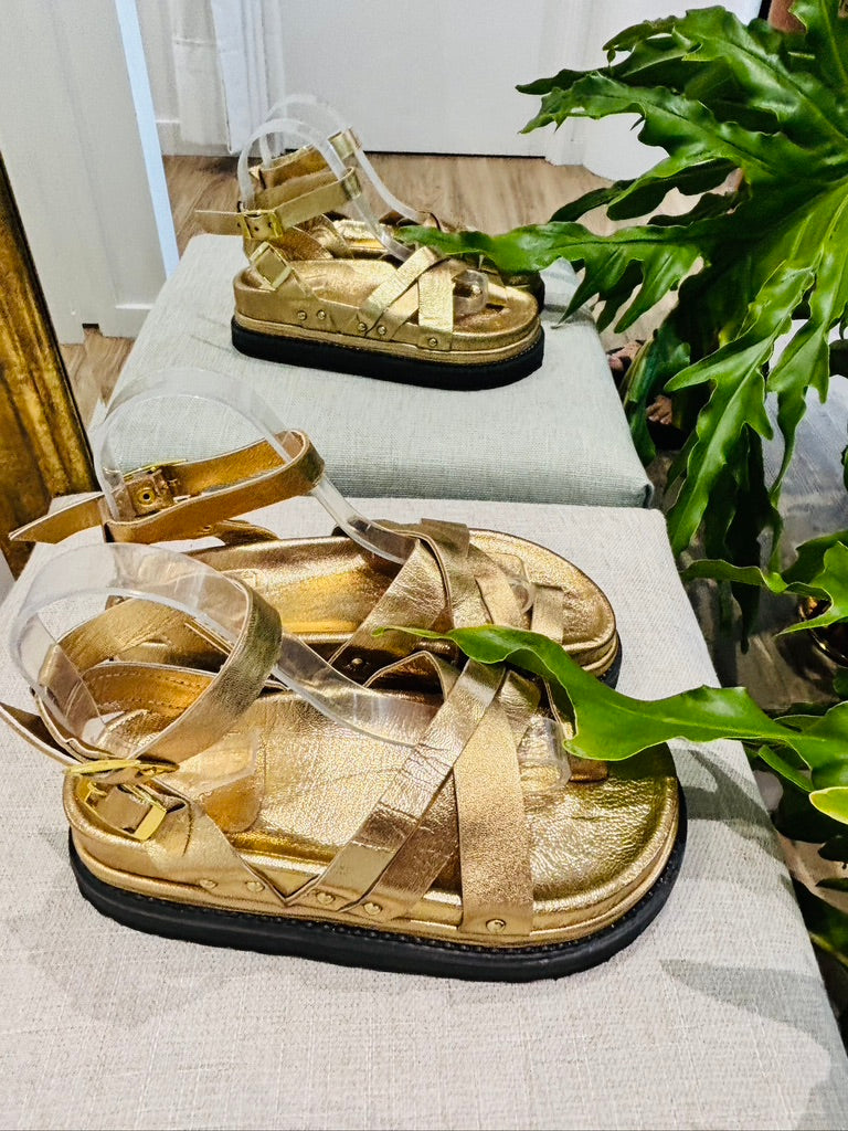 Brittney Sandals Gold