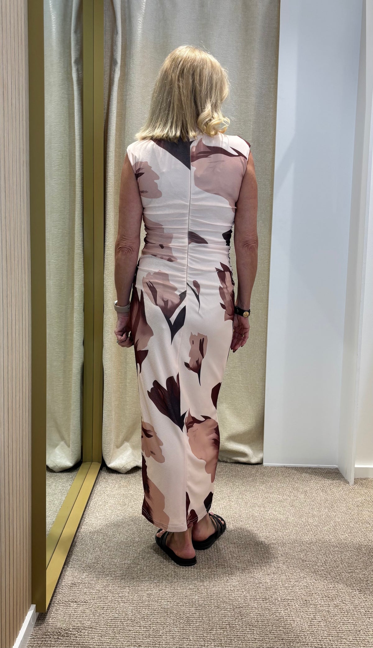 Amelia Jersey Midi Chocolate