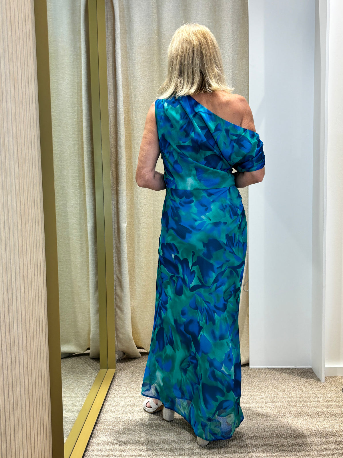 Kira Drape Shoulder Maxi