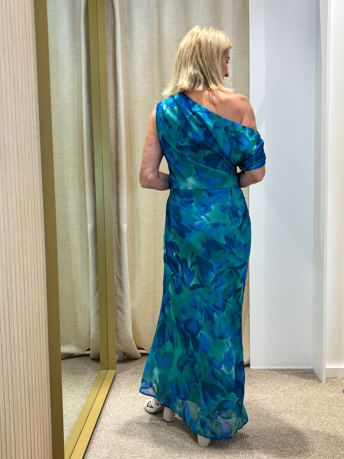 Kira Drape Shoulder Maxi