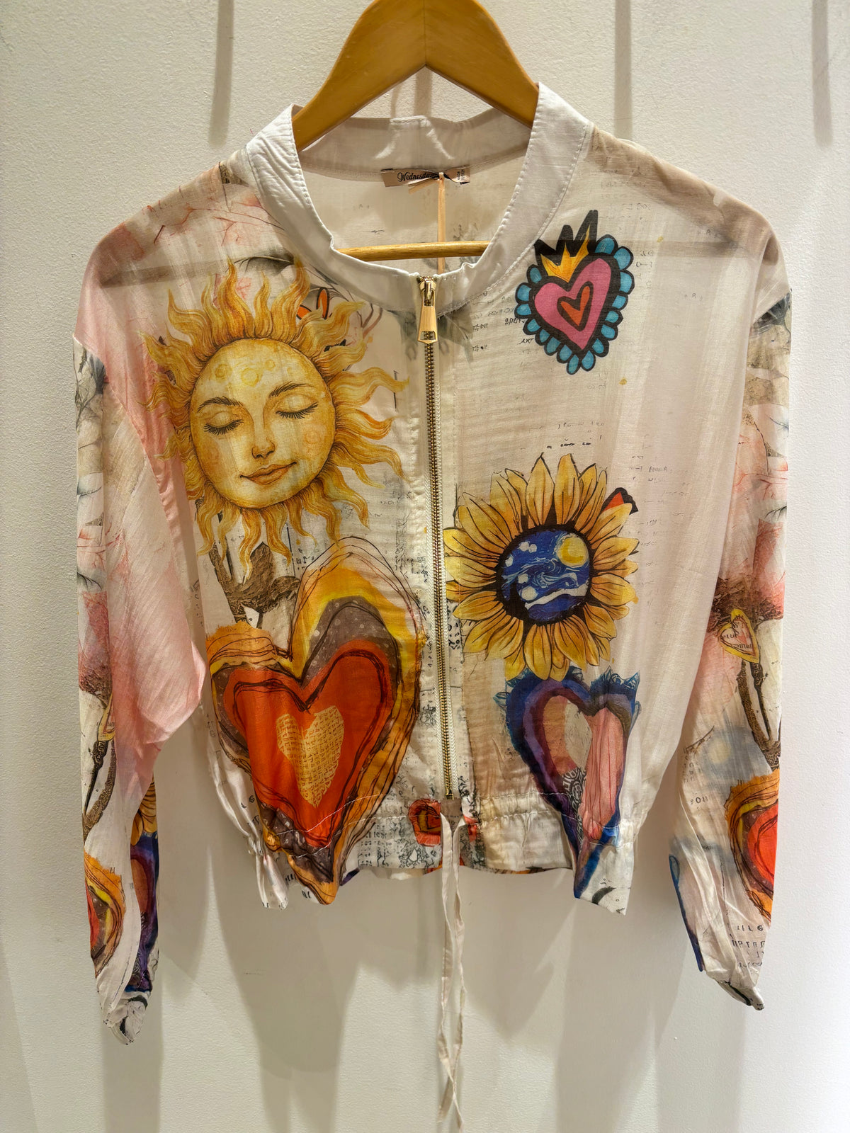 Heart, Sun, Sunflower Jacket