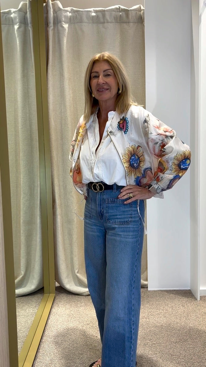 Heart, Sun, Sunflower Jacket