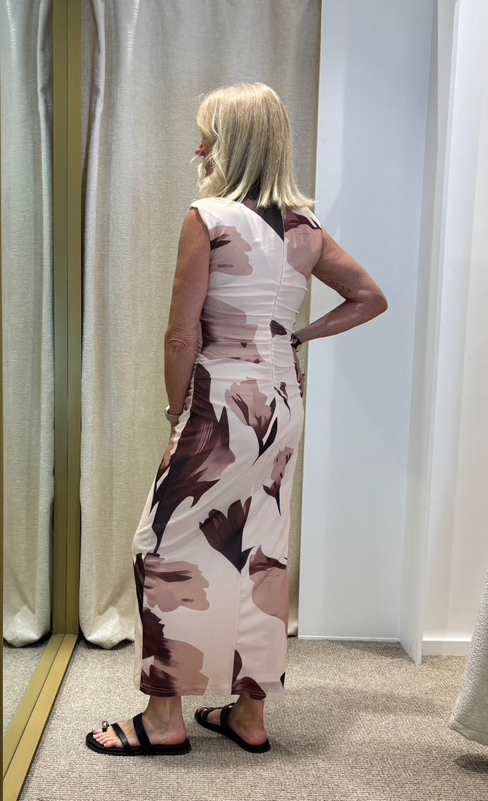 Amelia Jersey Midi Chocolate