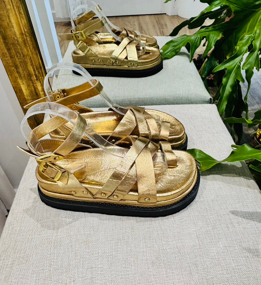 Brittney Sandals Gold