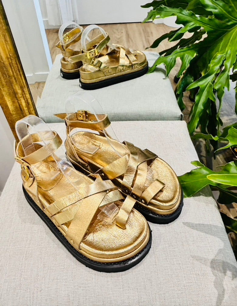 Brittney Sandals Gold