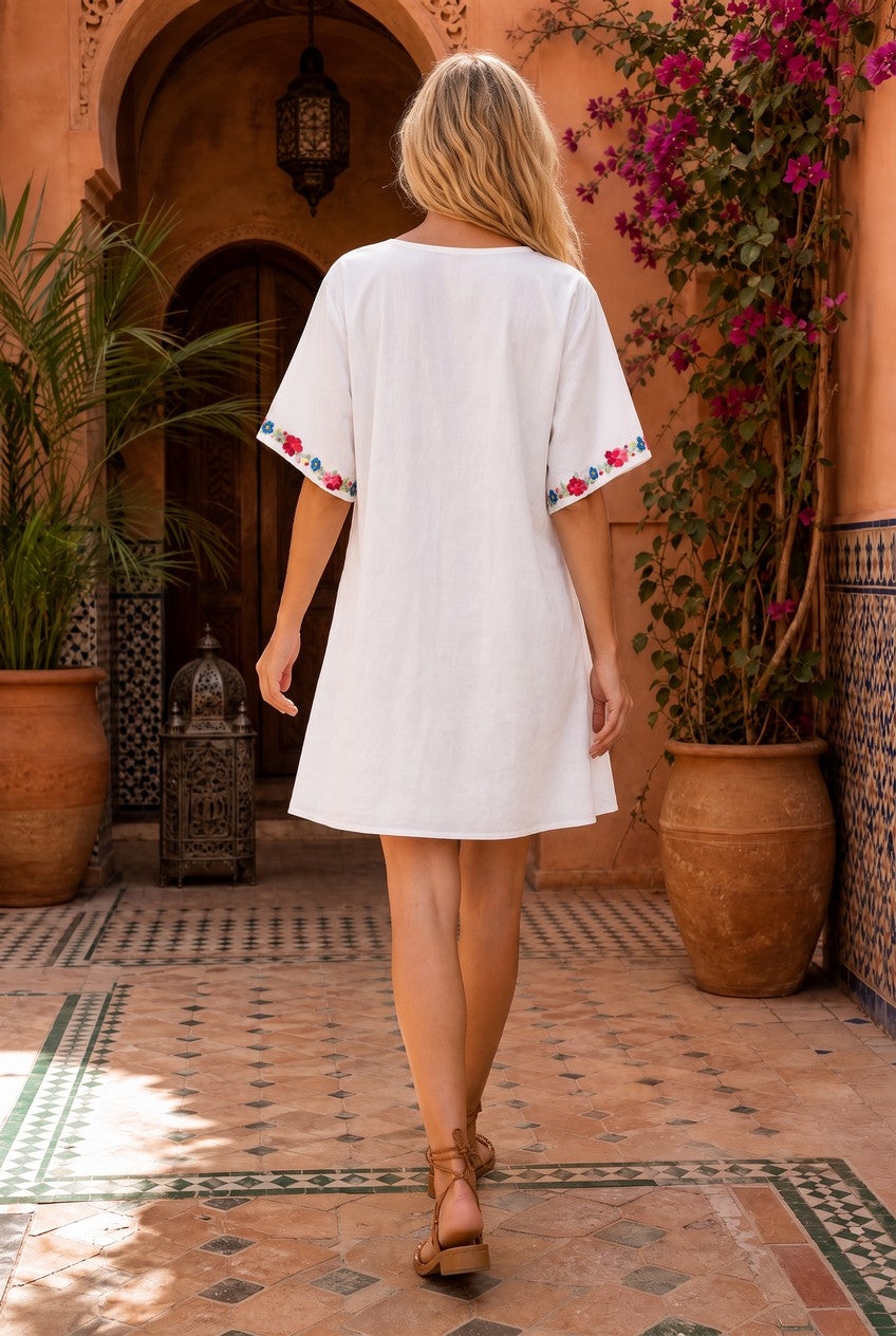 Avery Embroidered Dress