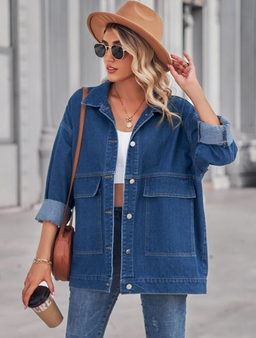 Zak Oversized Denim Jacket