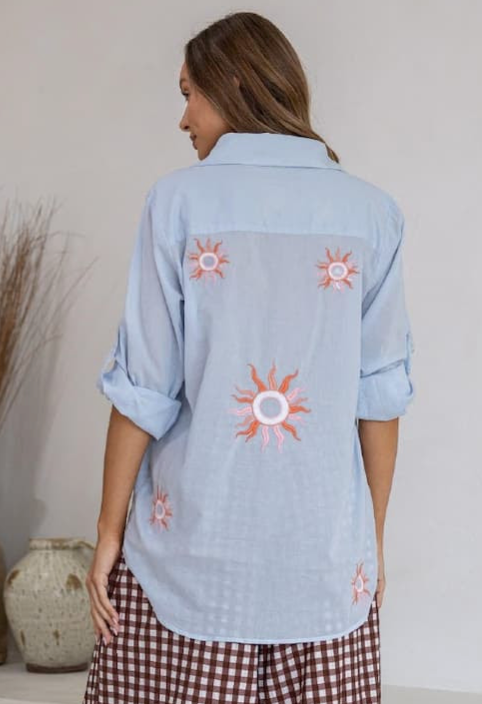 Sunday Sun Shirt Blue