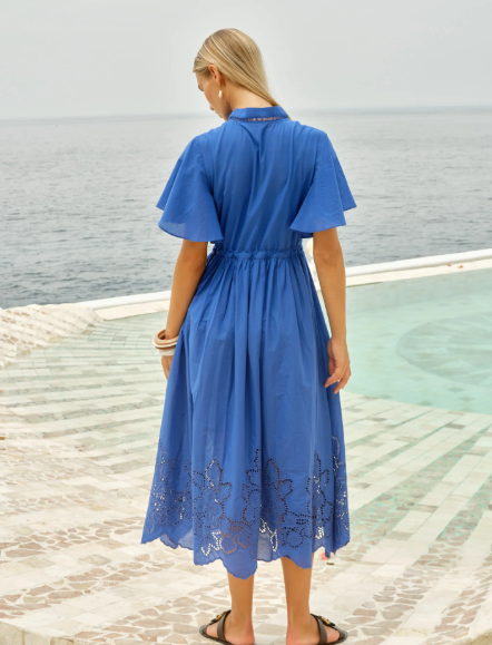 Maribel Midi Dress Cobalt Blue
