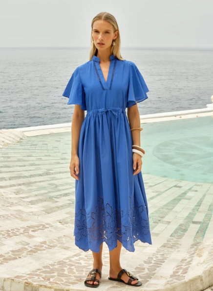 Maribel Midi Dress Cobalt Blue