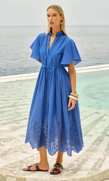 Maribel Midi Dress Cobalt Blue