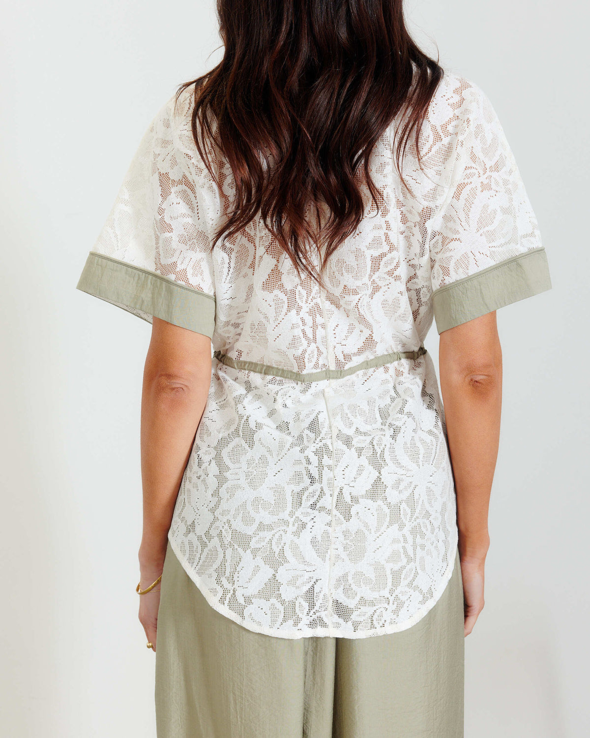 Muse Shirt White Lace